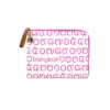 iPad Bag Thai Numbers Pink