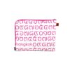 iPad Bag Thai Numbers Pink