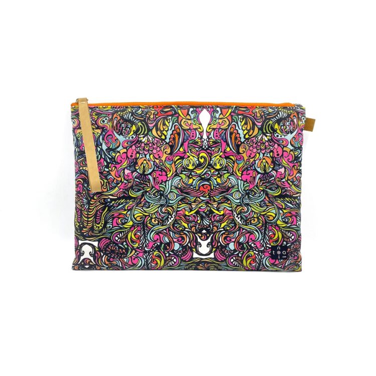 note book case with Mika fabric