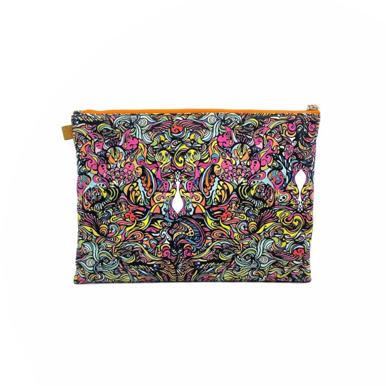 note book case with Mika fabric