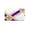 Kimono Clutch Bag Orange Flower Purple