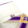 Kimono Clutch Bag Orange Flower Purple