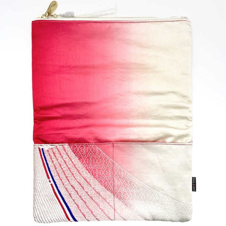 Kimono Clutch Bag Ombre Pink