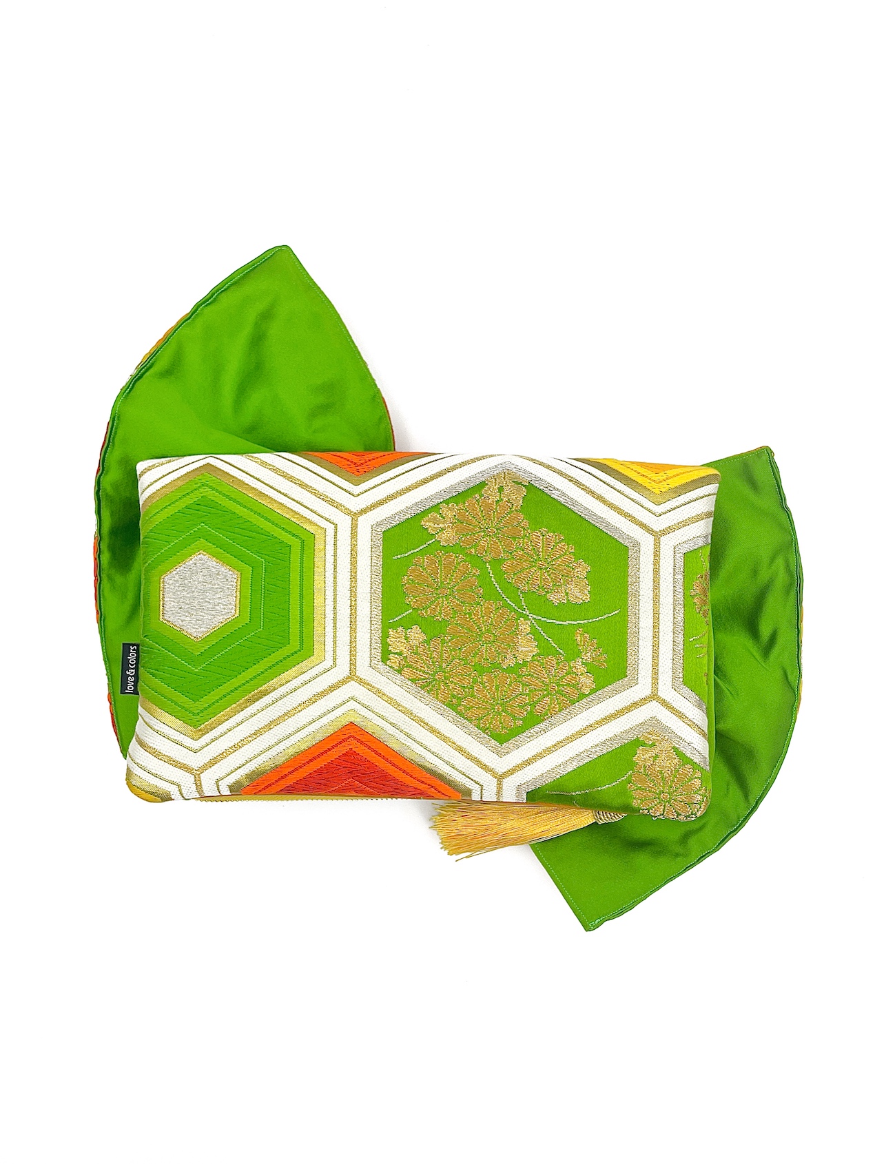 Kimono Ribbon Clutch Retro Spring - Toanoi