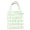 Simple Tote Bag Thai Numbers Green
