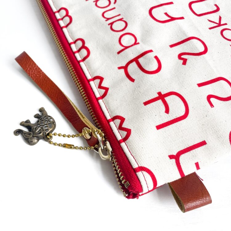 iPad Bag Thai Letter Red