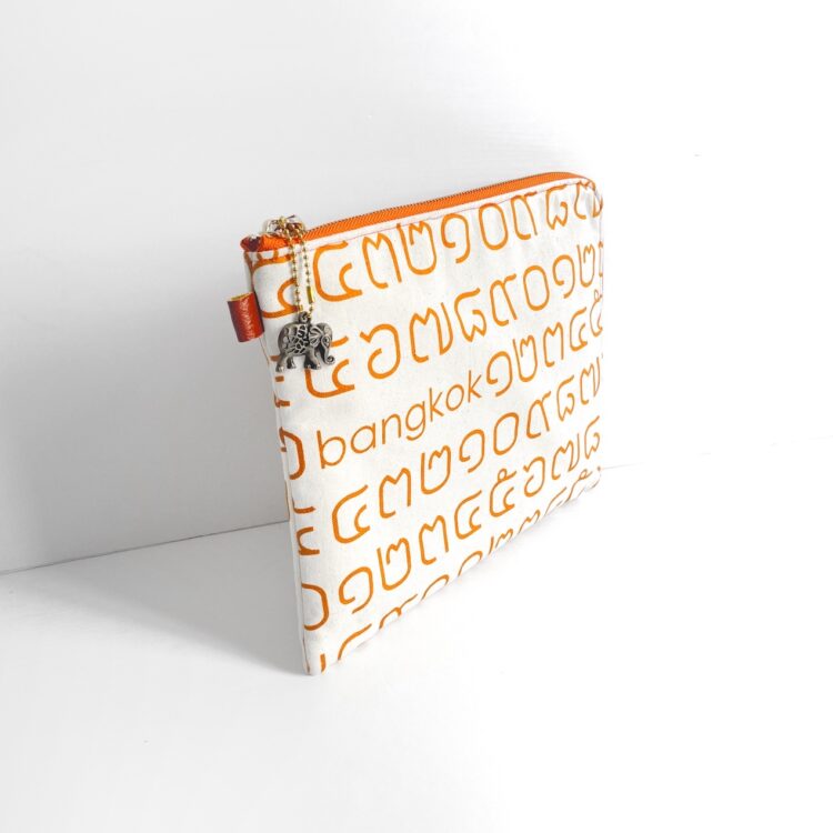 iPad Bag Thai Letter Orange
