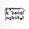 Basic Zipper Pouch Bangkok White