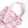 Simple Tote Bag Thai Numbers Pink