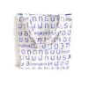 Simple Tote Bag Thai Letters Blue