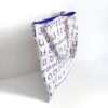Simple Tote Bag Thai Letters Blue