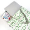Simple Tote Bag Thai Numbers Green