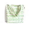 Simple Tote Bag Thai Numbers Green