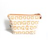 Cosmetic Zipper Pouch Thai Orange
