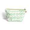 Cosmetic Zipper Pouch Thai Green