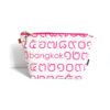 Cosmetic Zipper Pouch Thai Pink