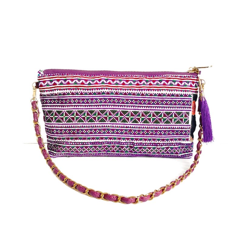 Shoulder Bag Hmong Purple