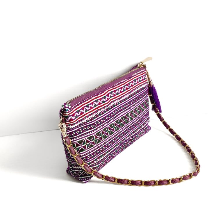 Shoulder Bag Hmong Purple