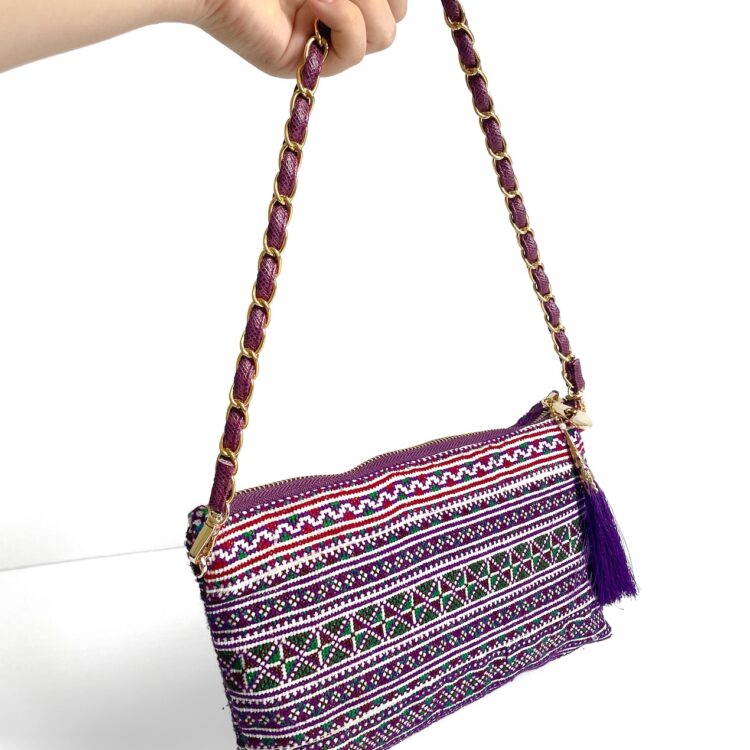 Shoulder Bag Hmong Purple
