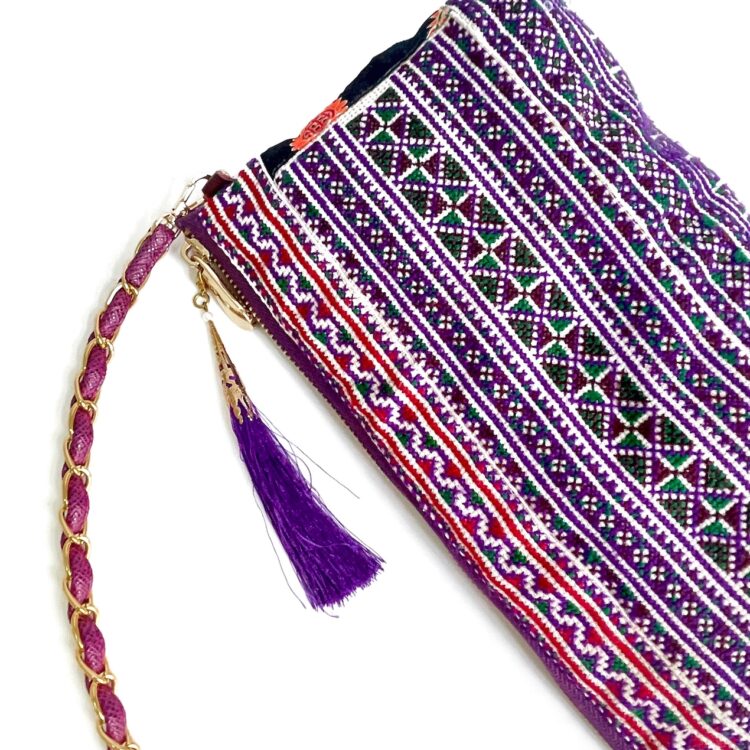 Shoulder Bag Hmong Purple