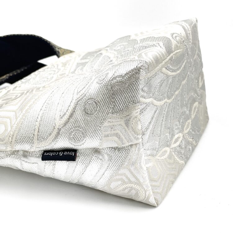 Kimono Mini Tote Bag Classic Black and White