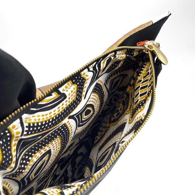 Kimono Ribbon Clutch Colorful Flower