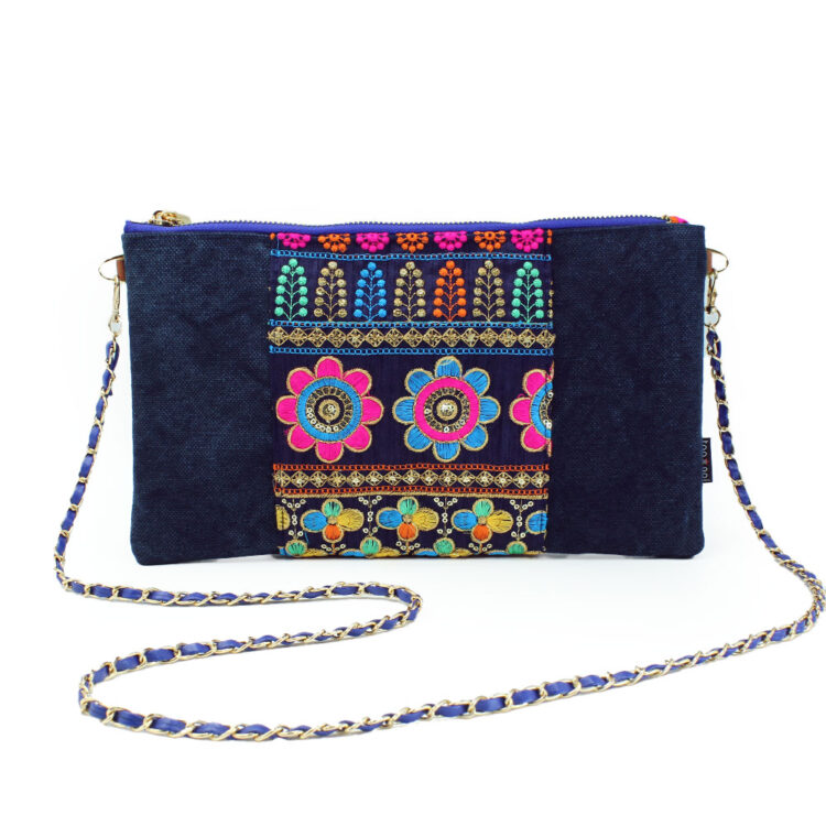 Sacoche Chain Shoulder Bag Deep Purple