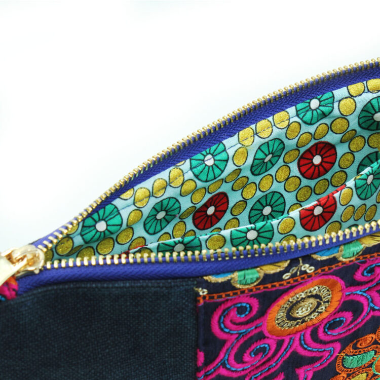 Sacoche Chain Shoulder Bag Deep Purple