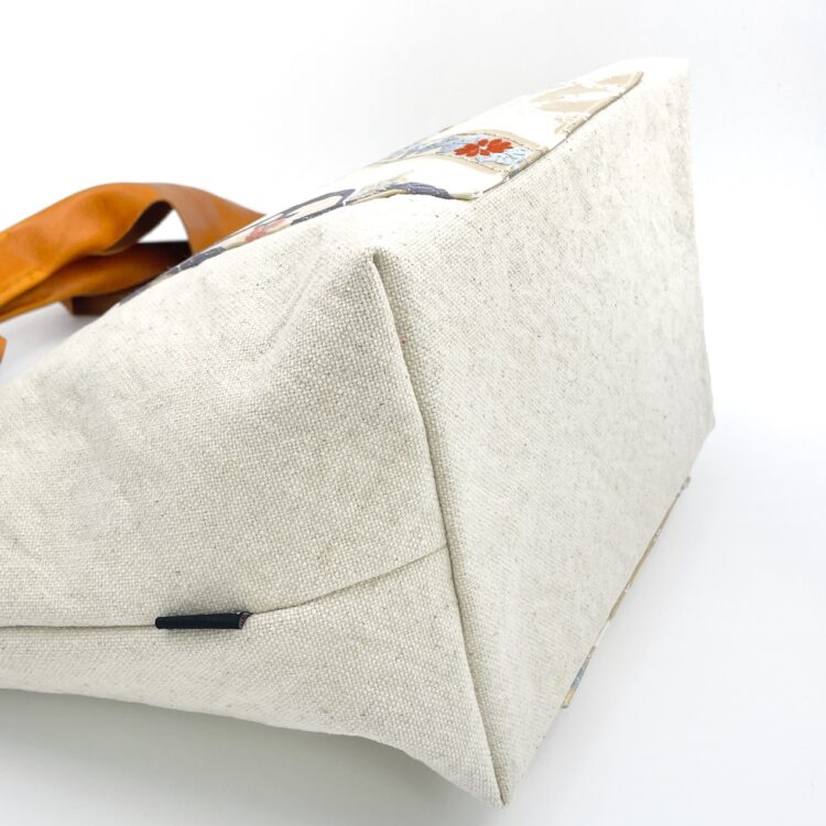 Canvas Tote Bag Kimono Pastel Flower Large