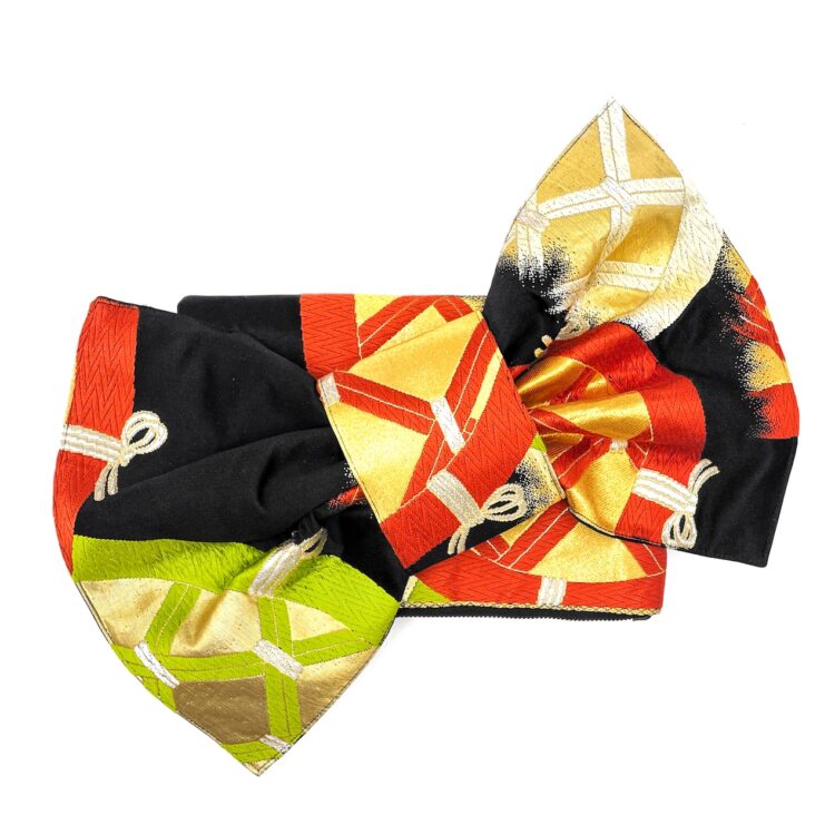 Kimono Ribbon Clutch Golden Nectar