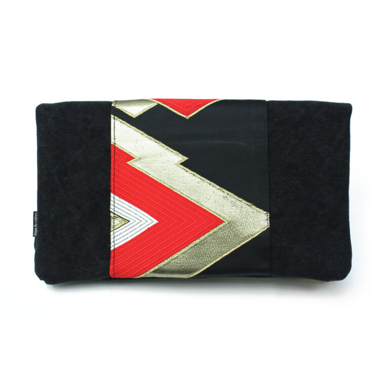 Kimono Fabric Gentle Diamond Clutch Bag