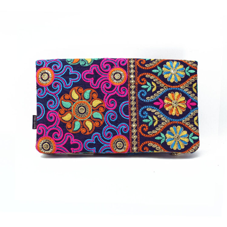 Hmong Ombre Spring Clutch Bag