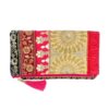 Indian Flower Wheel Clutch Bag