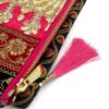 Indian Flower Wheel Clutch Bag