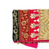 Indian Warm Tone Flowers Clutch Bag