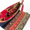 Indian Warm Tone Flowers Clutch Bag