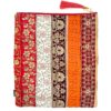 Indian Warm Tone Flowers Clutch Bag