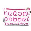 Cushion Pouch Thai Letters Pink