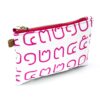Cushion Pouch Thai Letters Pink