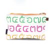 Cushion Pouch Thai Letters Rainbow Orange
