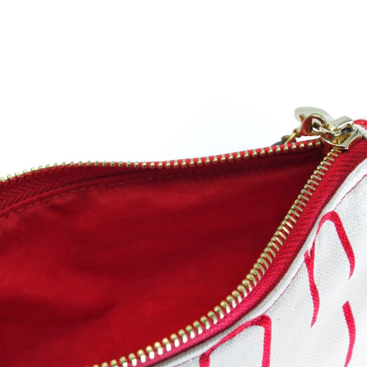 Cushion Pouch Thai Letters Red