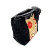 Kimono Black Canvas Tote Bag Golden Hexagon