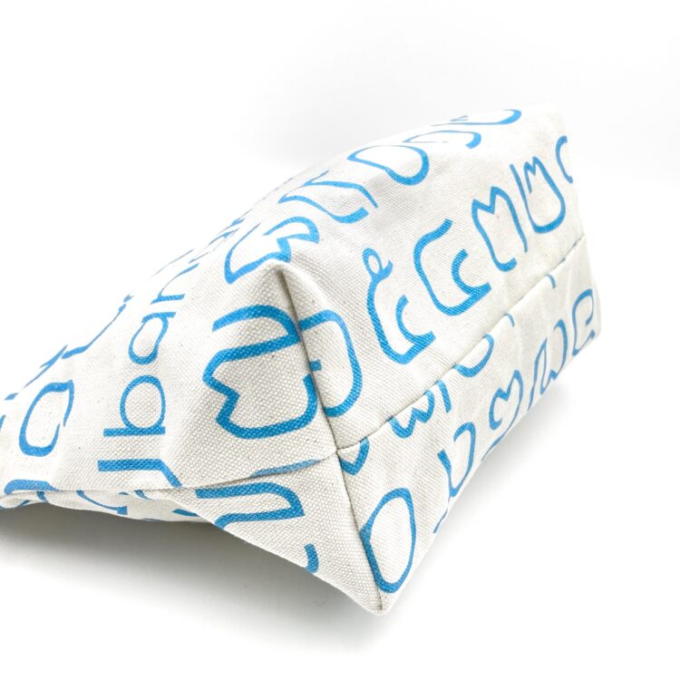 Cosmetic Zipper Pouch Thai Baby Blue