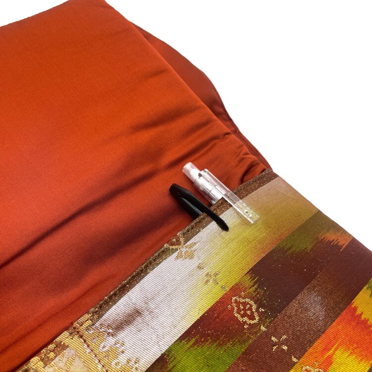 Kimono Ribbon Clutch Bag Fire Opal