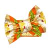 Kimono Ribbon Clutch Bag Orange Flower