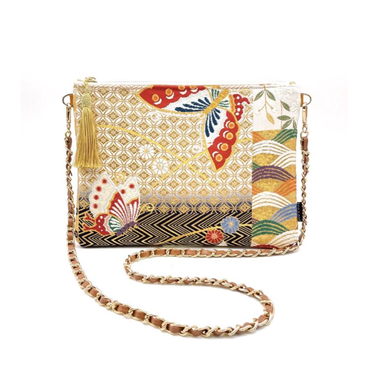 Kimono Shoulder Bag Butterfly Pattern
