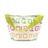 Single Handle Shoulder Bag Thai Numbers Rainbow Green
