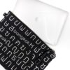 13″ Laptop Sleeve Thai Letters Black