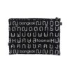 13″ Laptop Sleeve Thai Letters Black