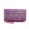 Hmong Pink Pattern 3 Clutch Bag